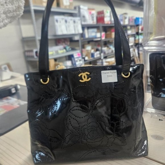Black Chanel Purse - Picture 1 of 16